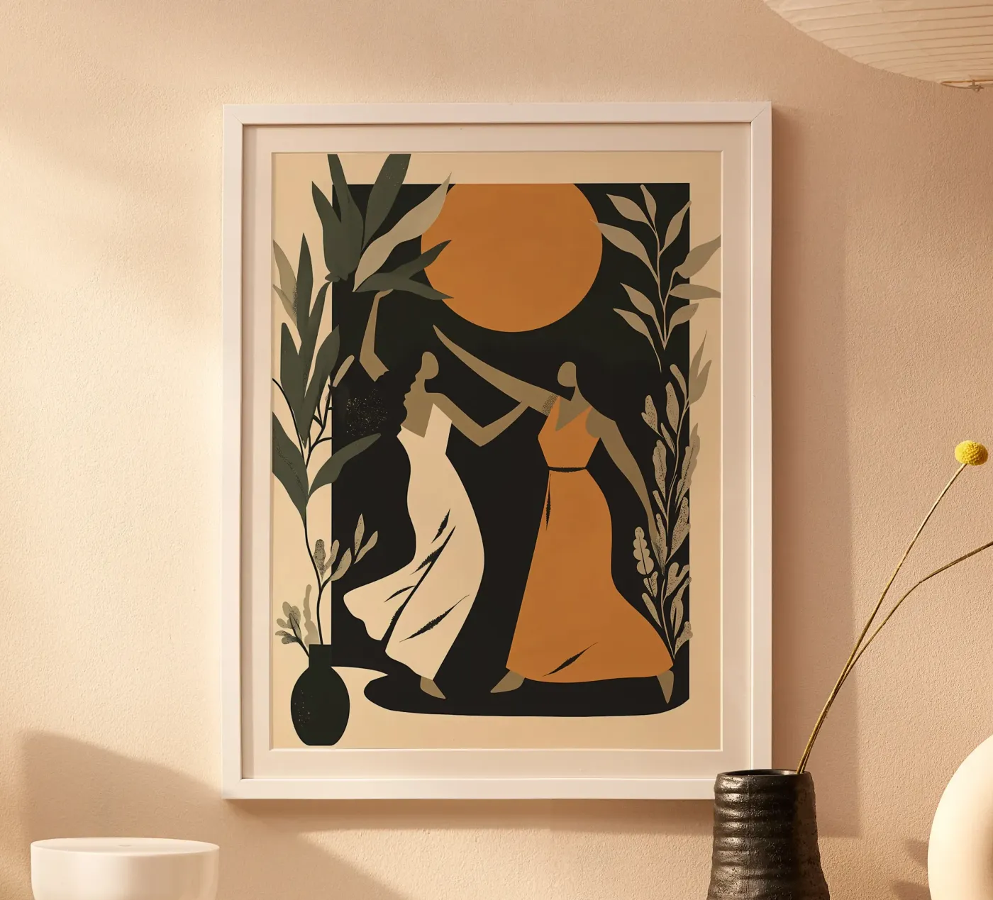 Vrouwendans poster van IamHomeDesigns