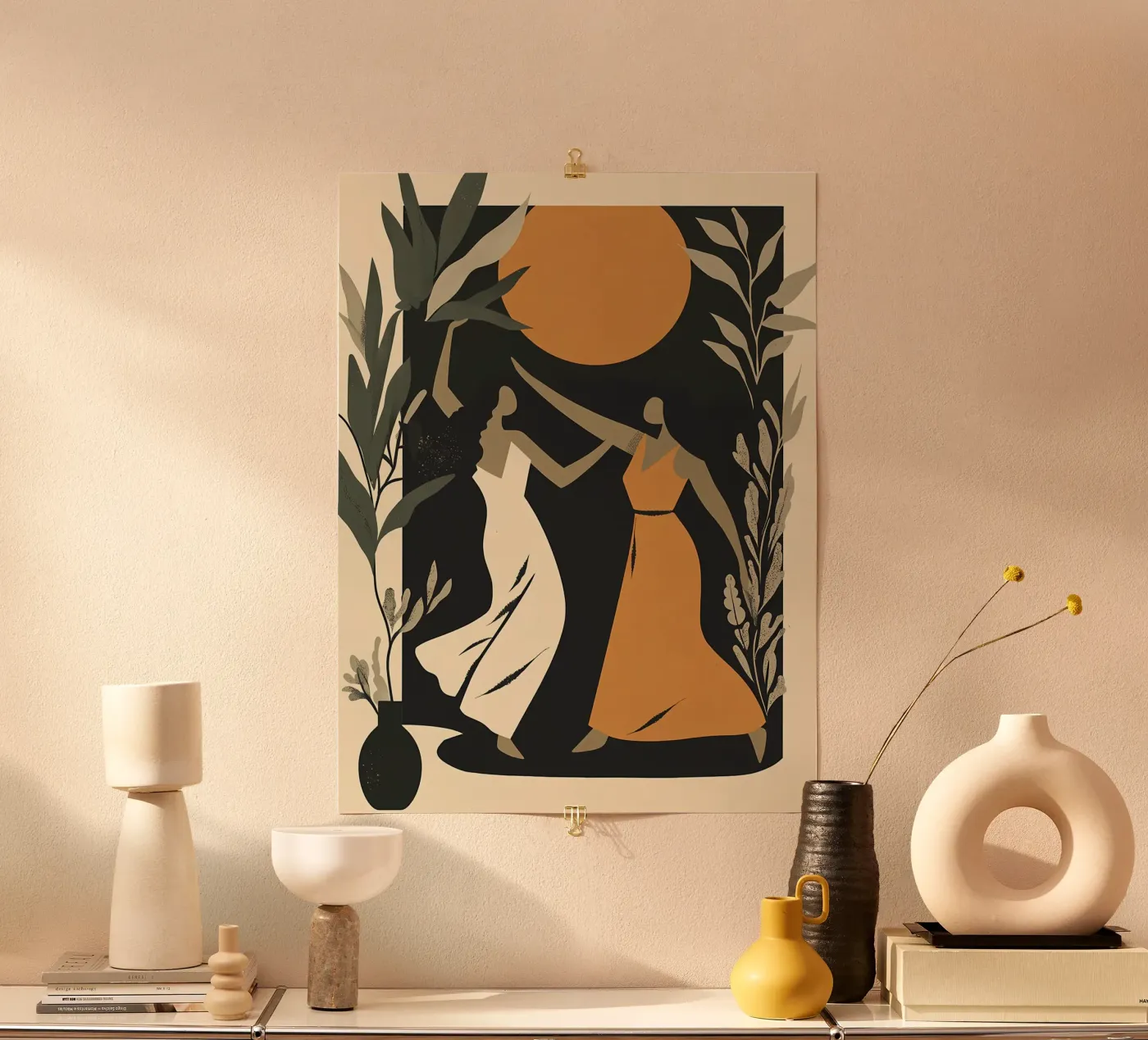 Vrouwendans poster van IamHomeDesigns