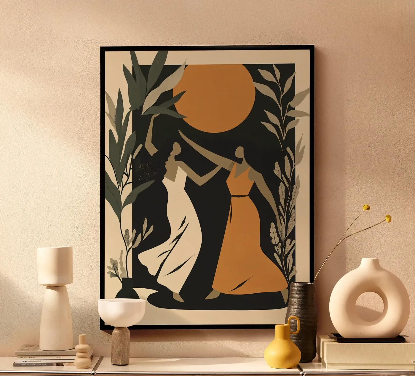 Vrouwendans poster van IamHomeDesigns