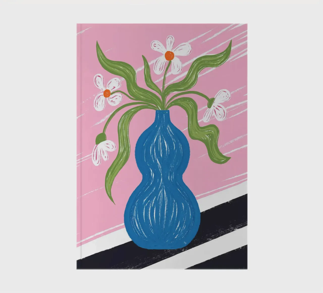 Kühne Blumen für die Küche Notizbuch von Martina