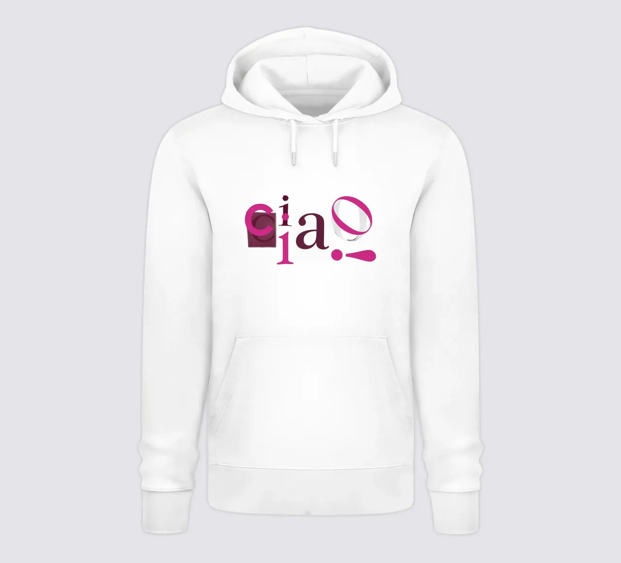 CIAO! felpa con cappuccio da Catherine Aguilar