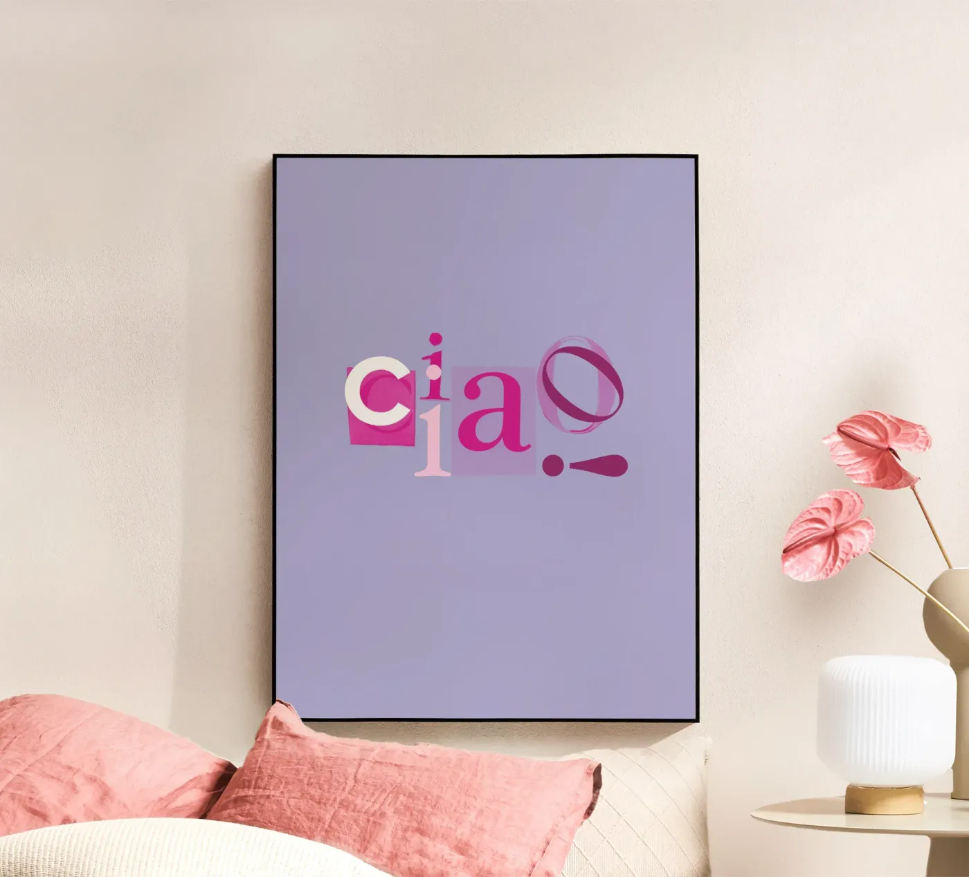 CIAO! plexiglass da Catherine Aguilar