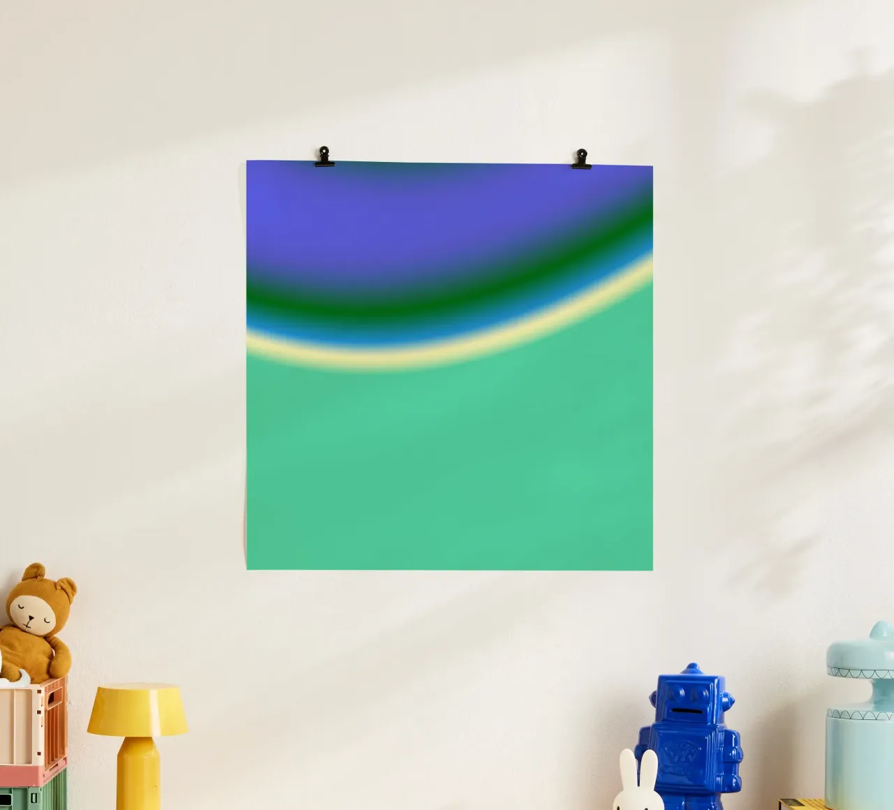 DROP DEAD GORGEOUS poster met aluminium frame van ÂME LIBRE STUDIO 2.0