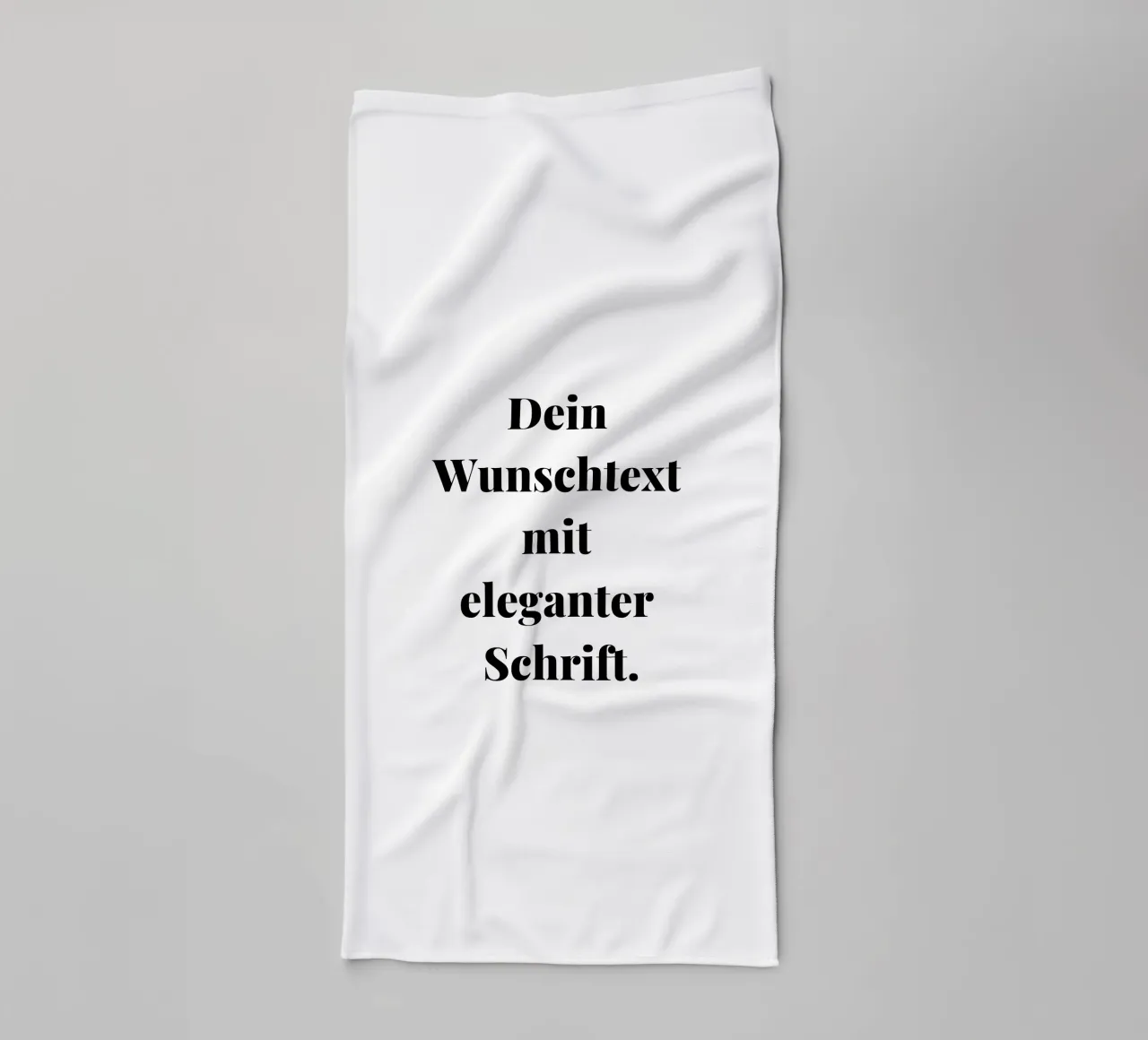 Your desired text in an elegant font, personalisable towel by RB-Quotes