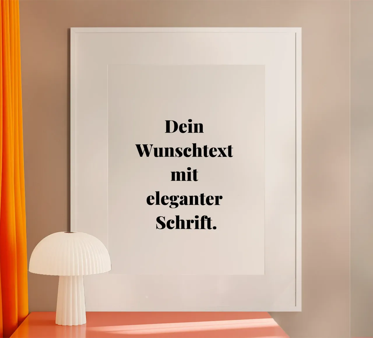 Your desired text in an elegant font, personalisable hahnemühle by RB-Quotes