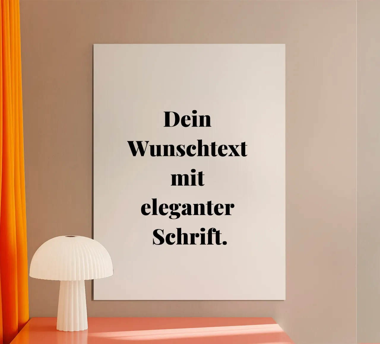 Your desired text in an elegant font, personalisable hahnemühle by RB-Quotes