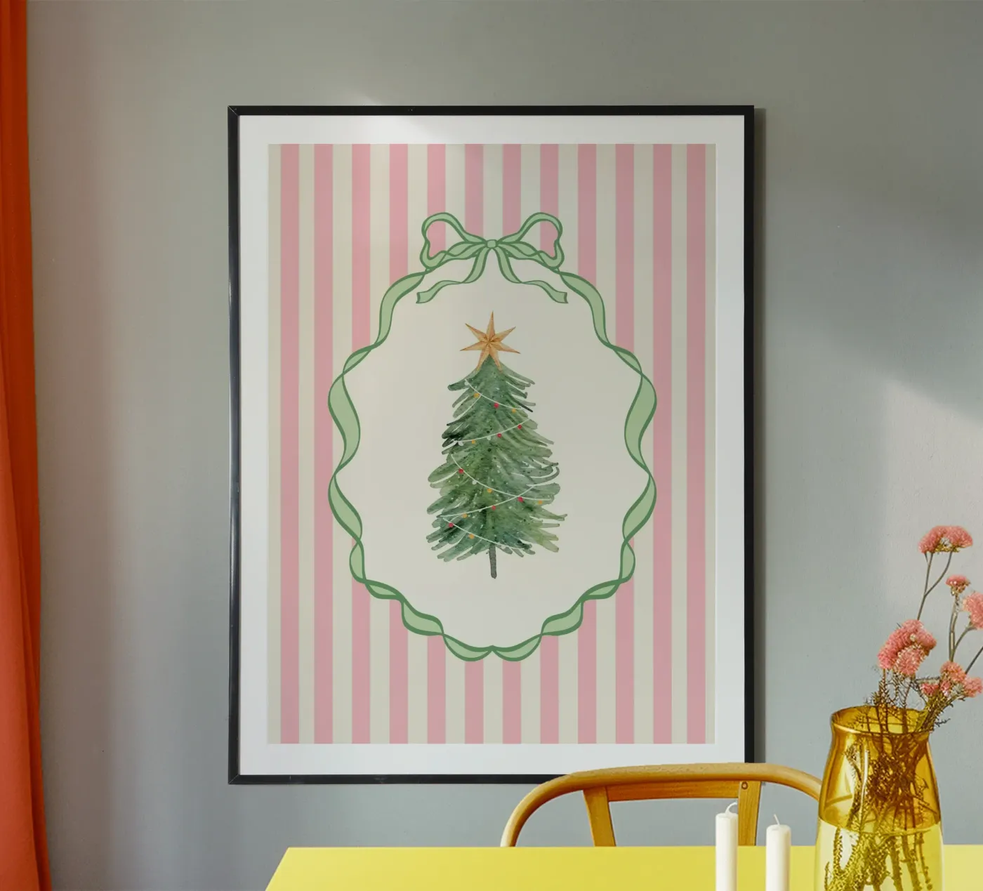 Weihnachtsbaum Poster von IamHomeDesigns