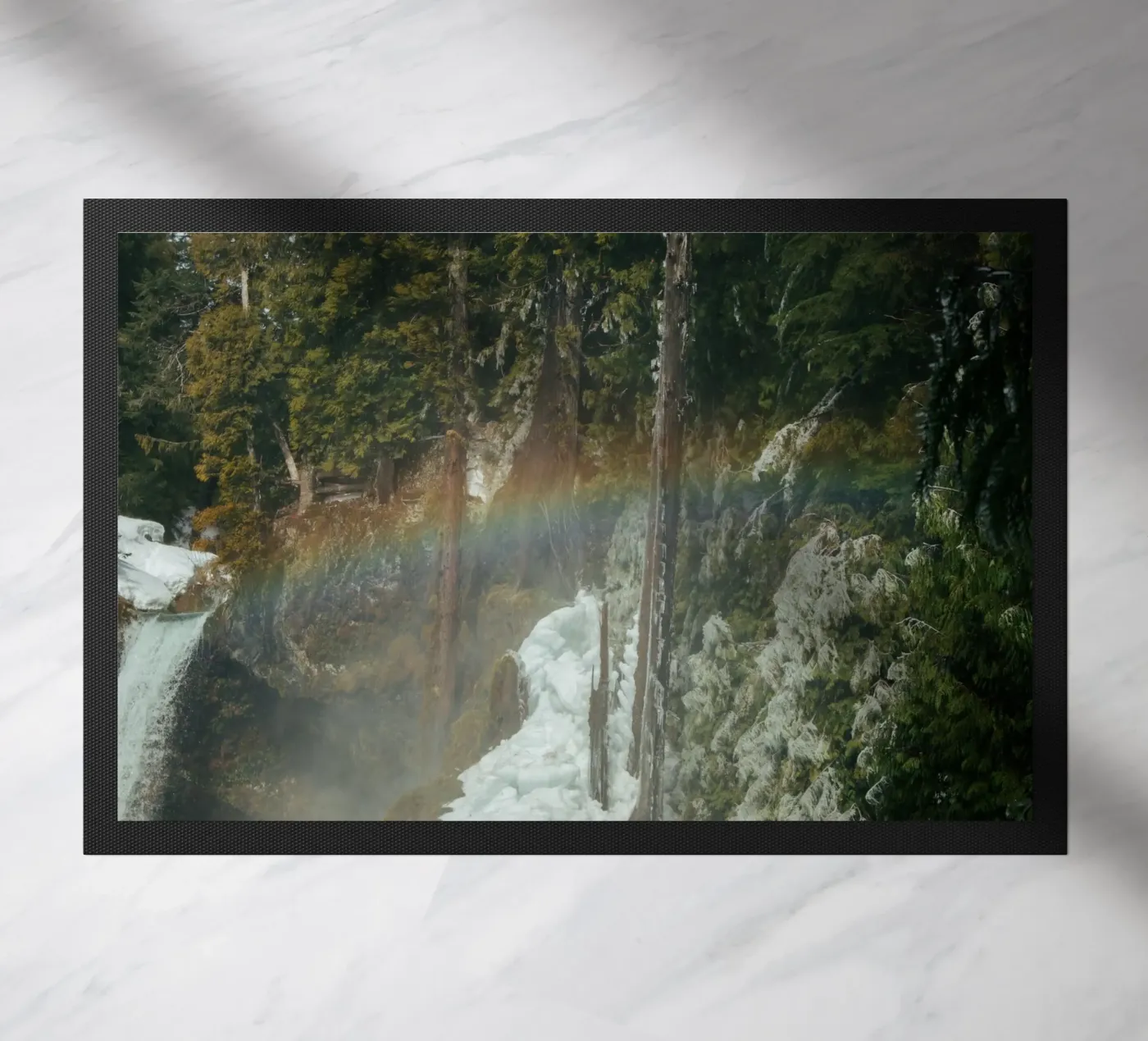 Frozen Rainbow deurmat van wowhannahphotos
