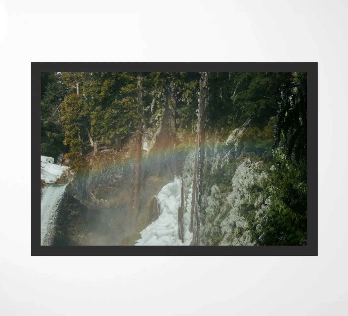 Frozen Rainbow deurmat van wowhannahphotos