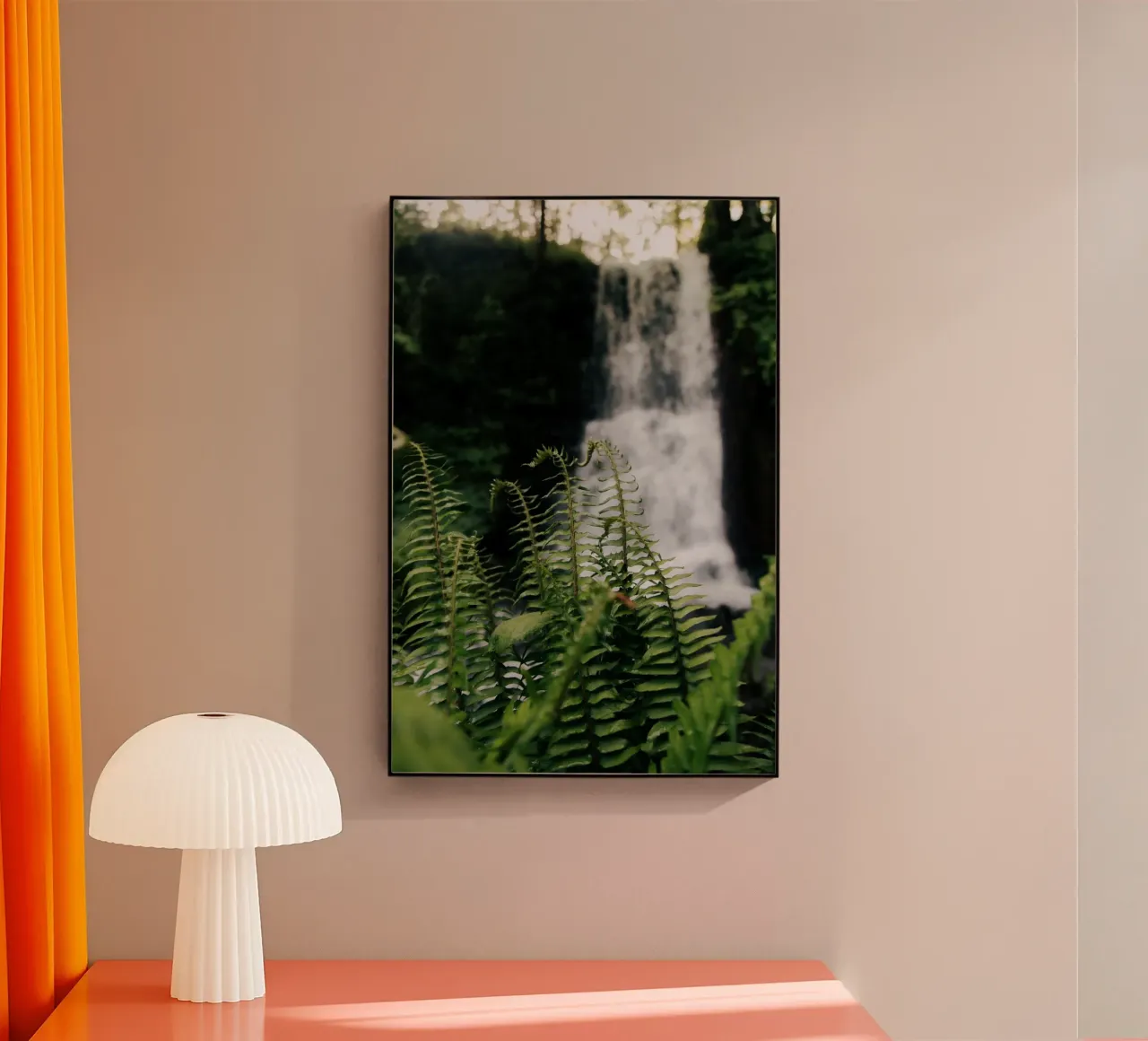Forest Waterfall acrylic glass by wowhannahphotos