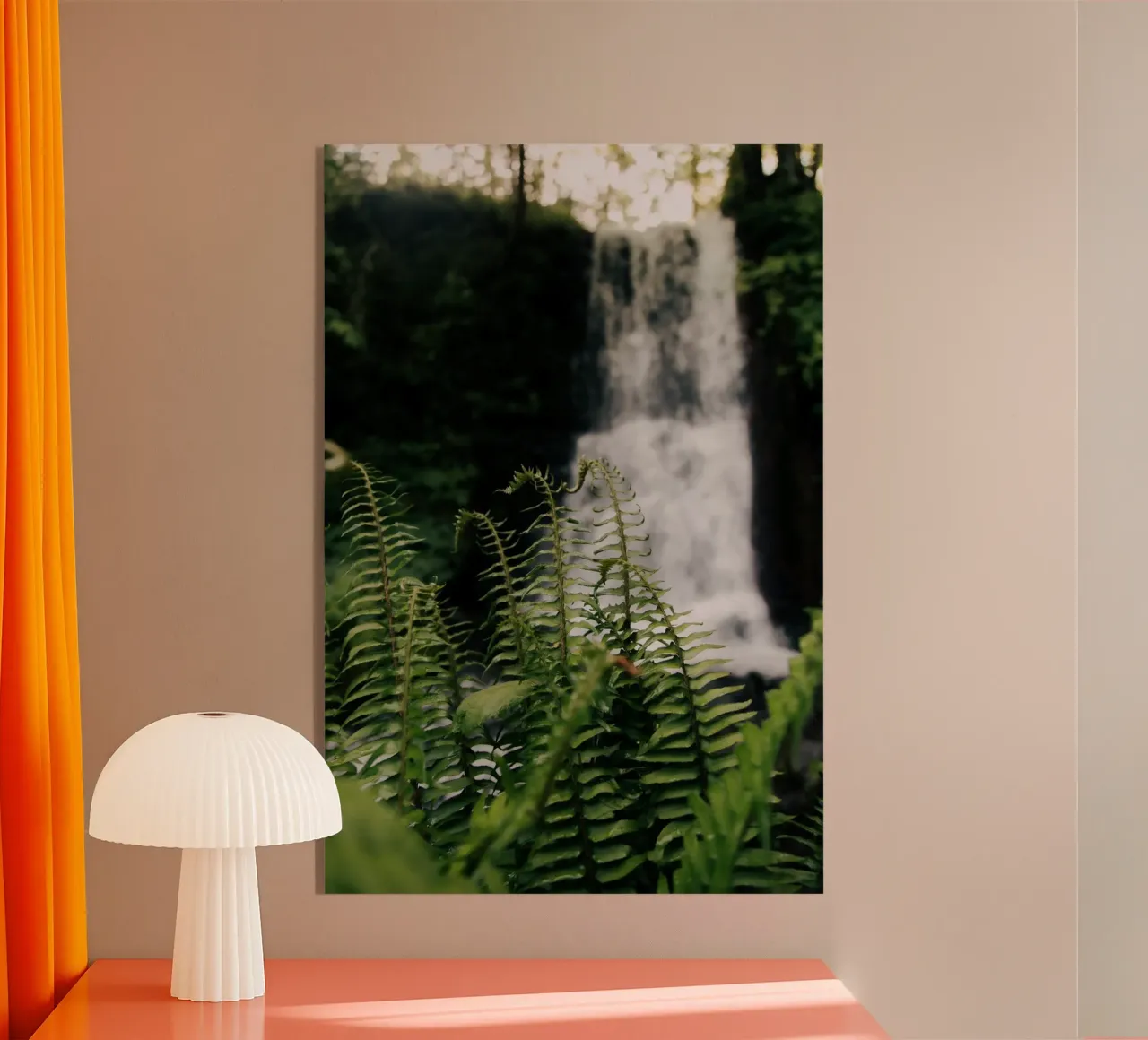 Forest Waterfall acrylic glass by wowhannahphotos