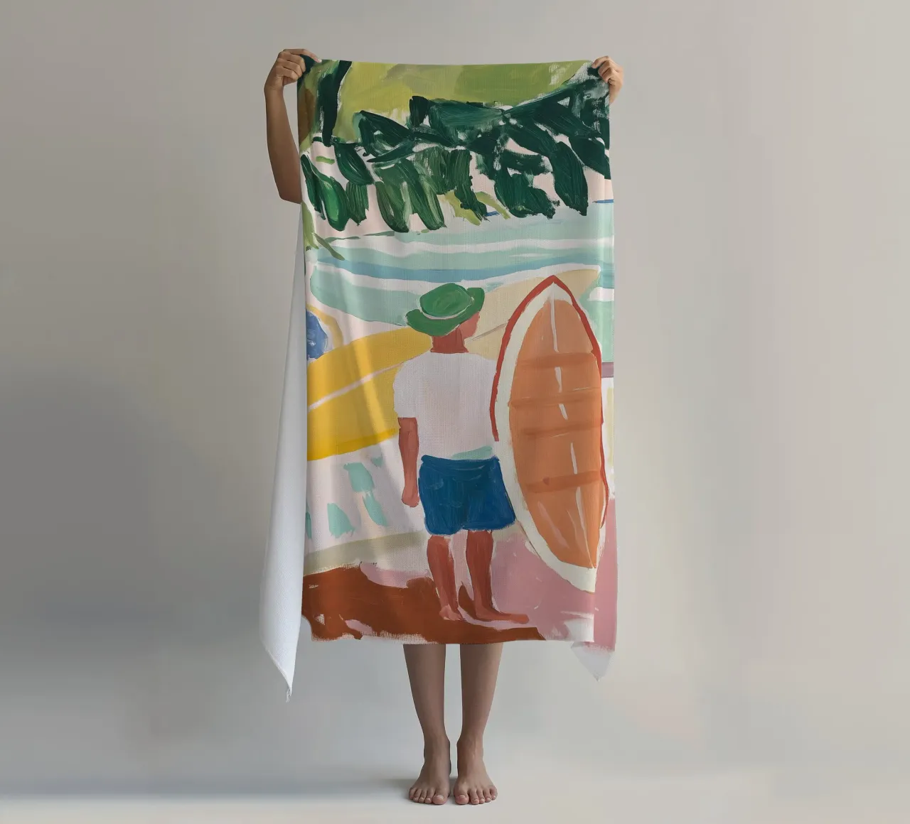 The Surfer's Pause I telo mare da BALIKA HOMES ART