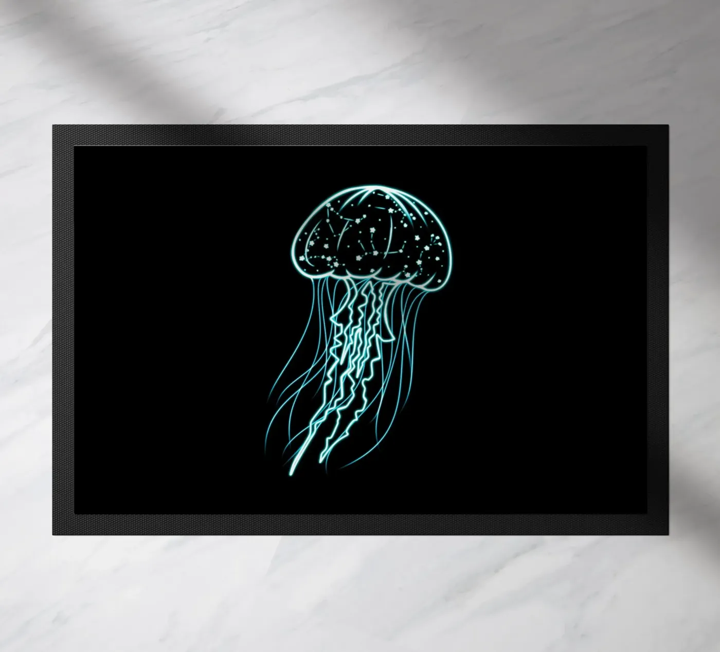Celestial Jellyfish doormat by Loobs