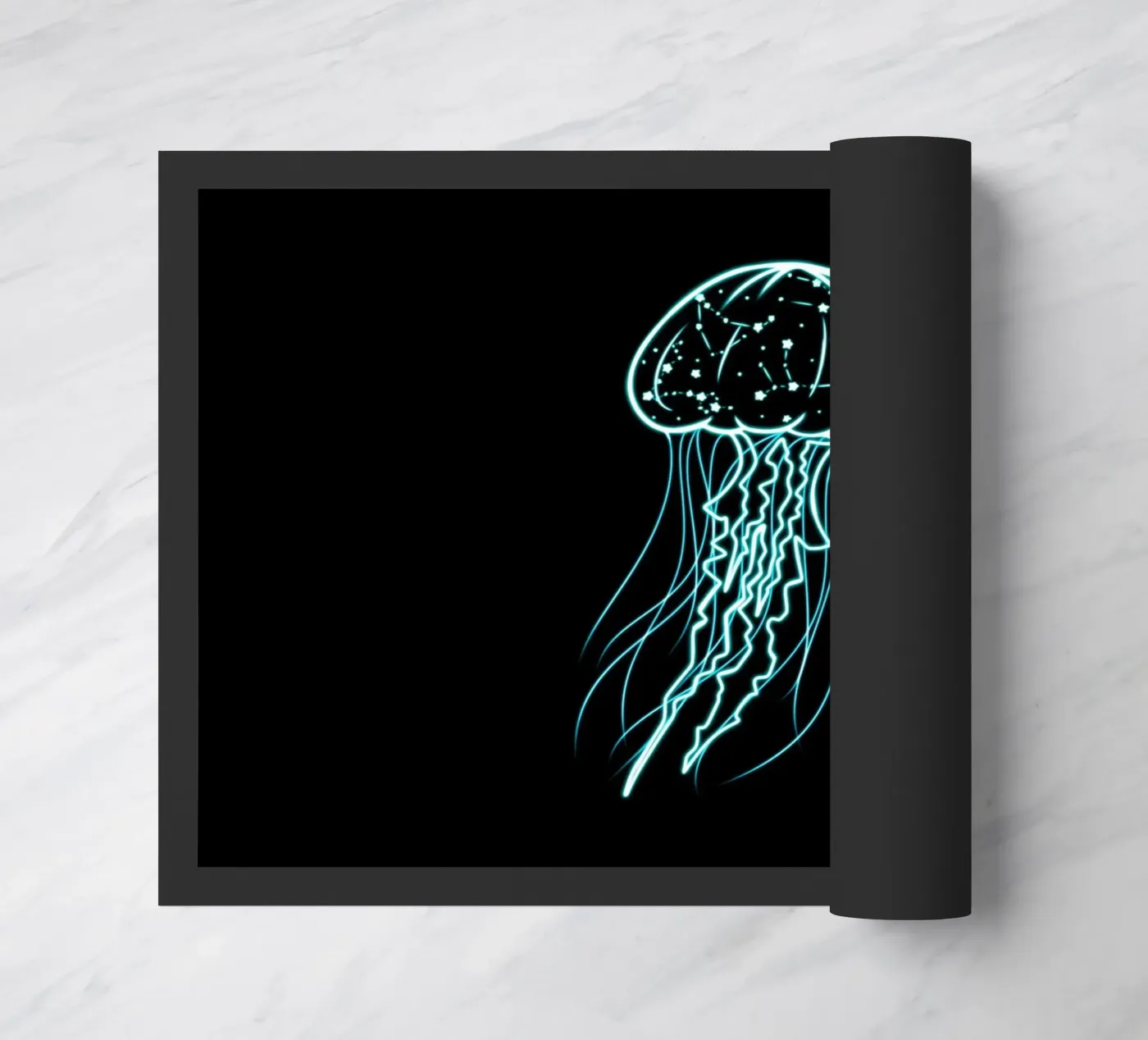 Celestial Jellyfish doormat by Loobs