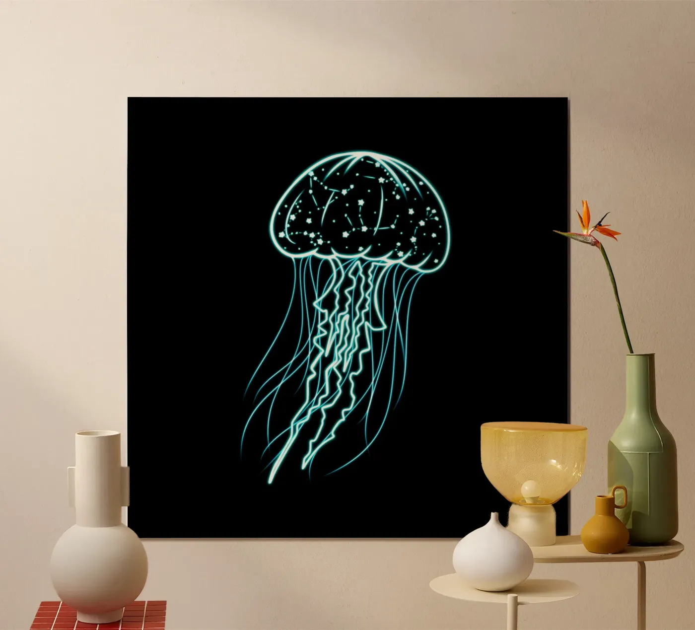 Medusa celeste poster da Loobs