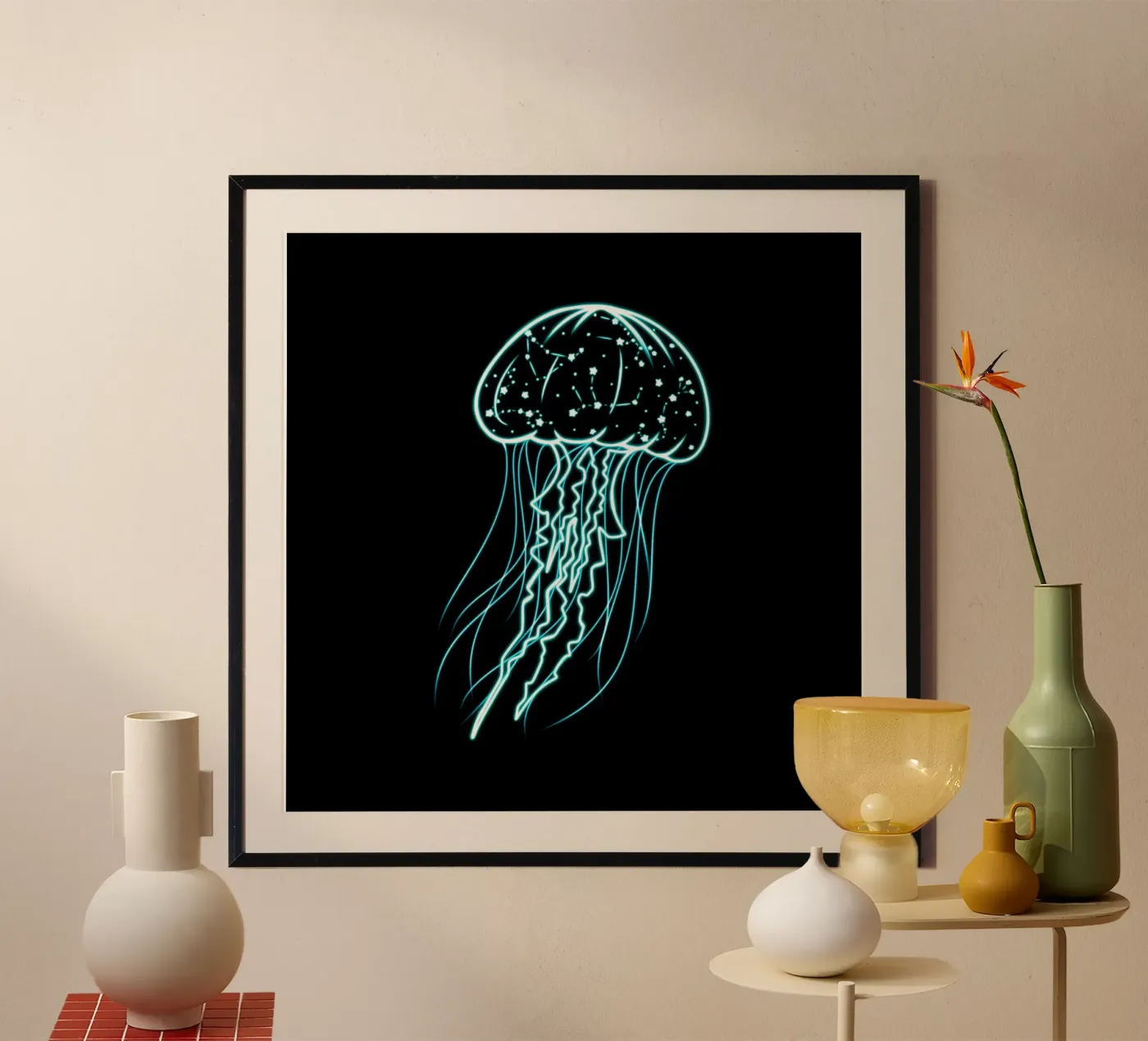 Medusa celeste poster da Loobs