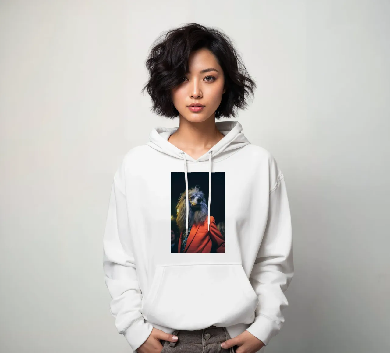 Mike felpa con cappuccio da Affiches Chien Originales – Dogland