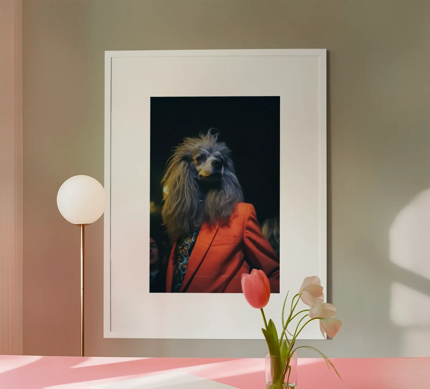 Mike Poster von Affiches Chien Originales – Dogland