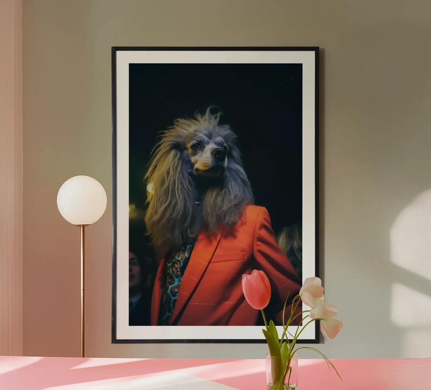 Mike Poster von Affiches Chien Originales – Dogland
