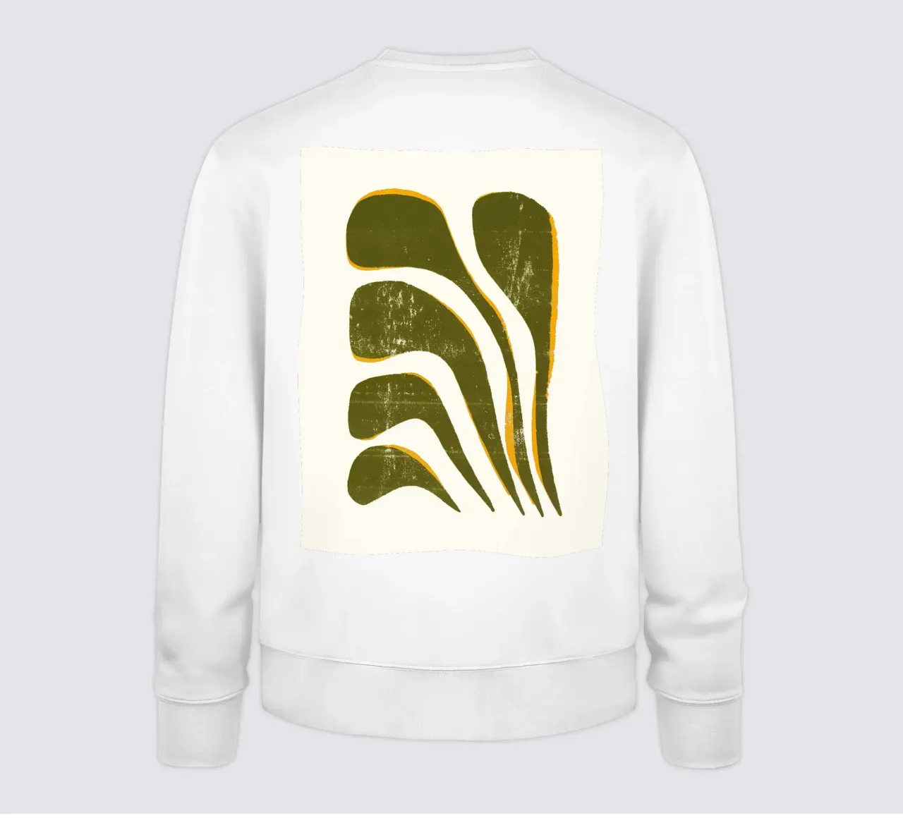 Olive Flow - Poster botanico moderno felpa da Kunst und Kontrast