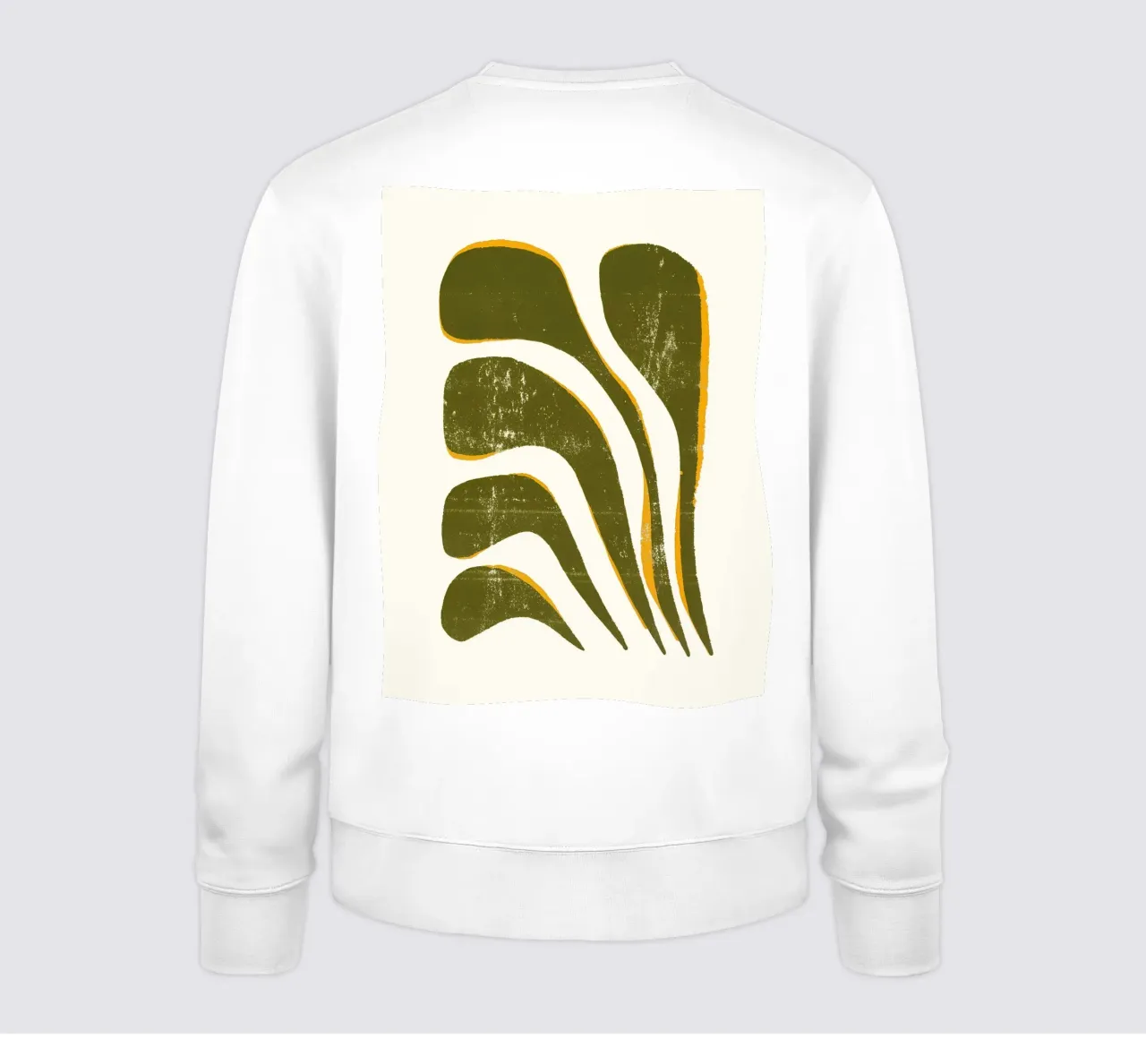 Olive Flow - Poster botanico moderno felpa da Kunst und Kontrast