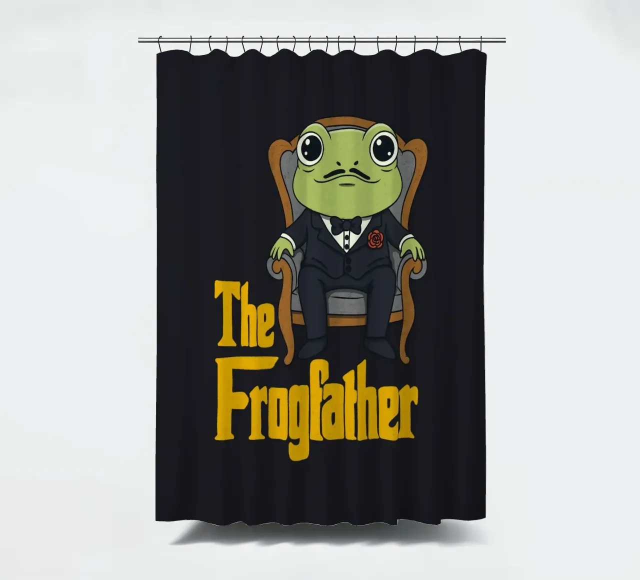 De kikkervader douchegordijn van Loobs