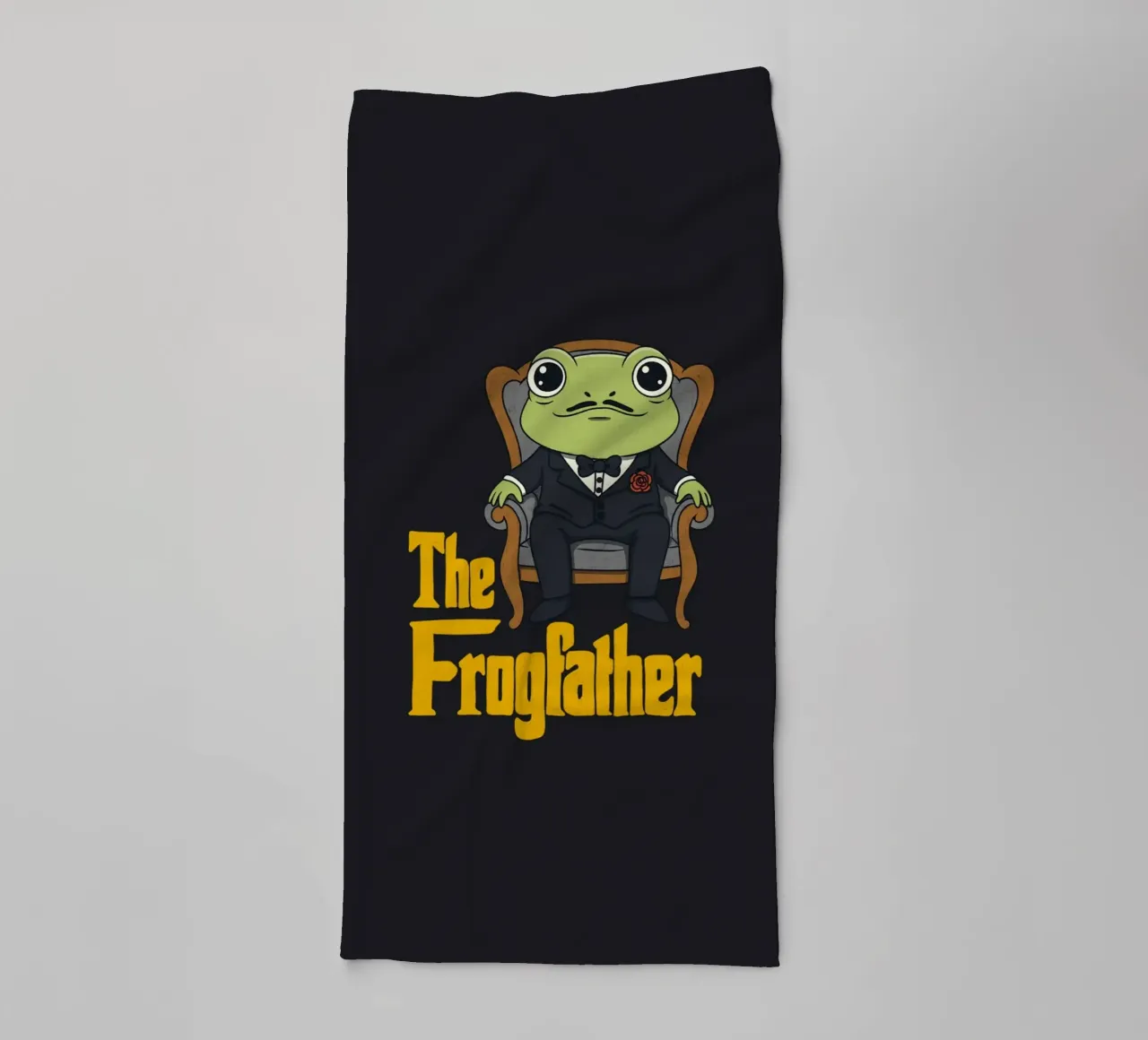 De kikkervader badhanddoek van Loobs