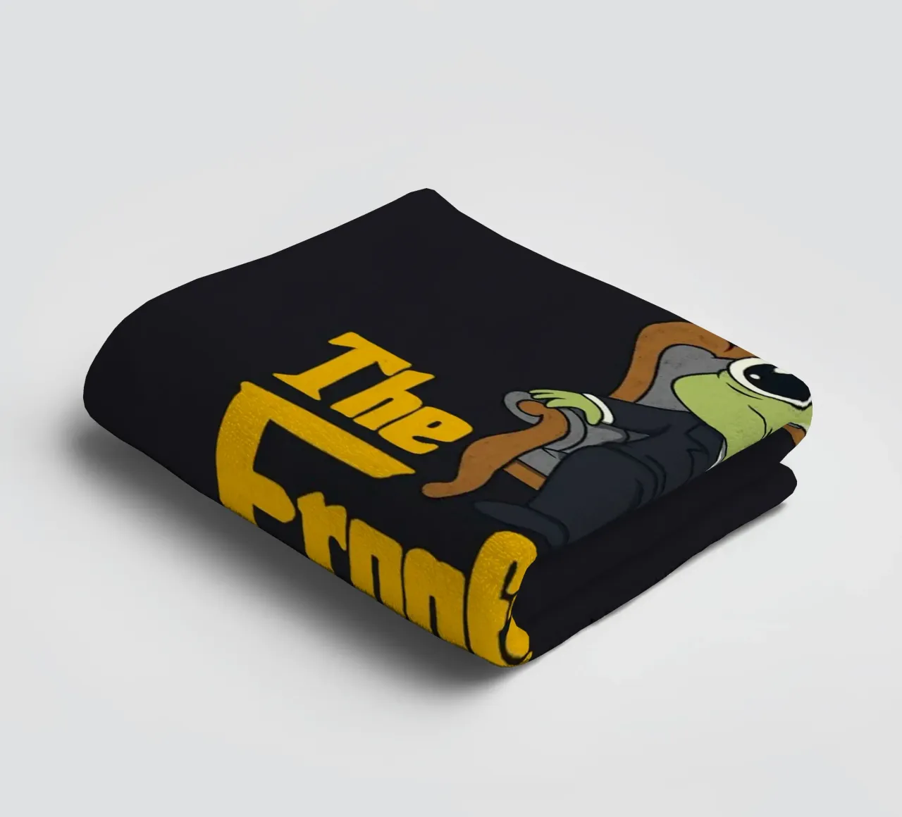 De kikkervader badhanddoek van Loobs