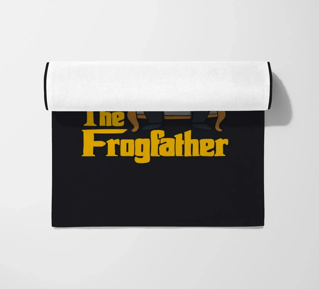 De kikkervader strandhanddoek van Loobs