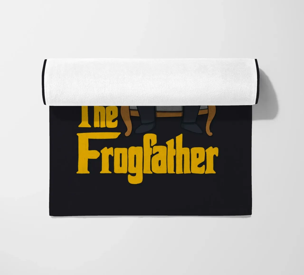 De kikkervader strandhanddoek van Loobs