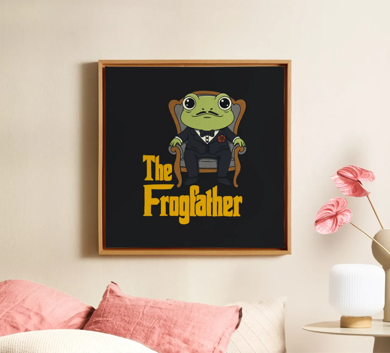 De kikkervader canvas van Loobs