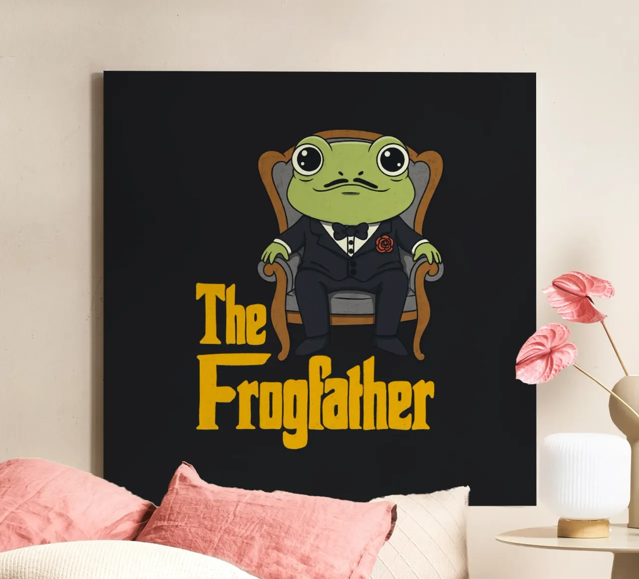 De kikkervader canvas van Loobs