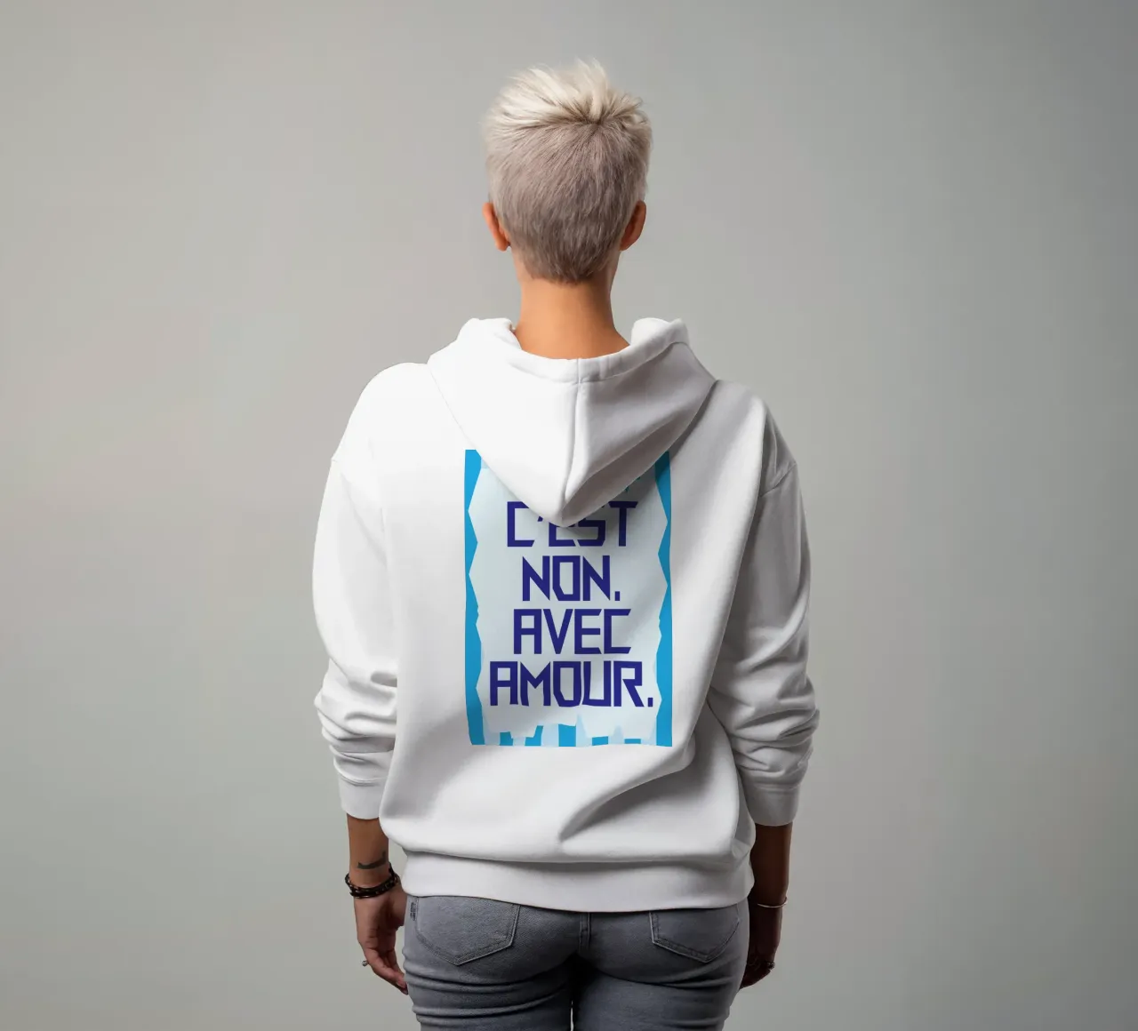 Non รจ con amore felpa con cappuccio da the gondils