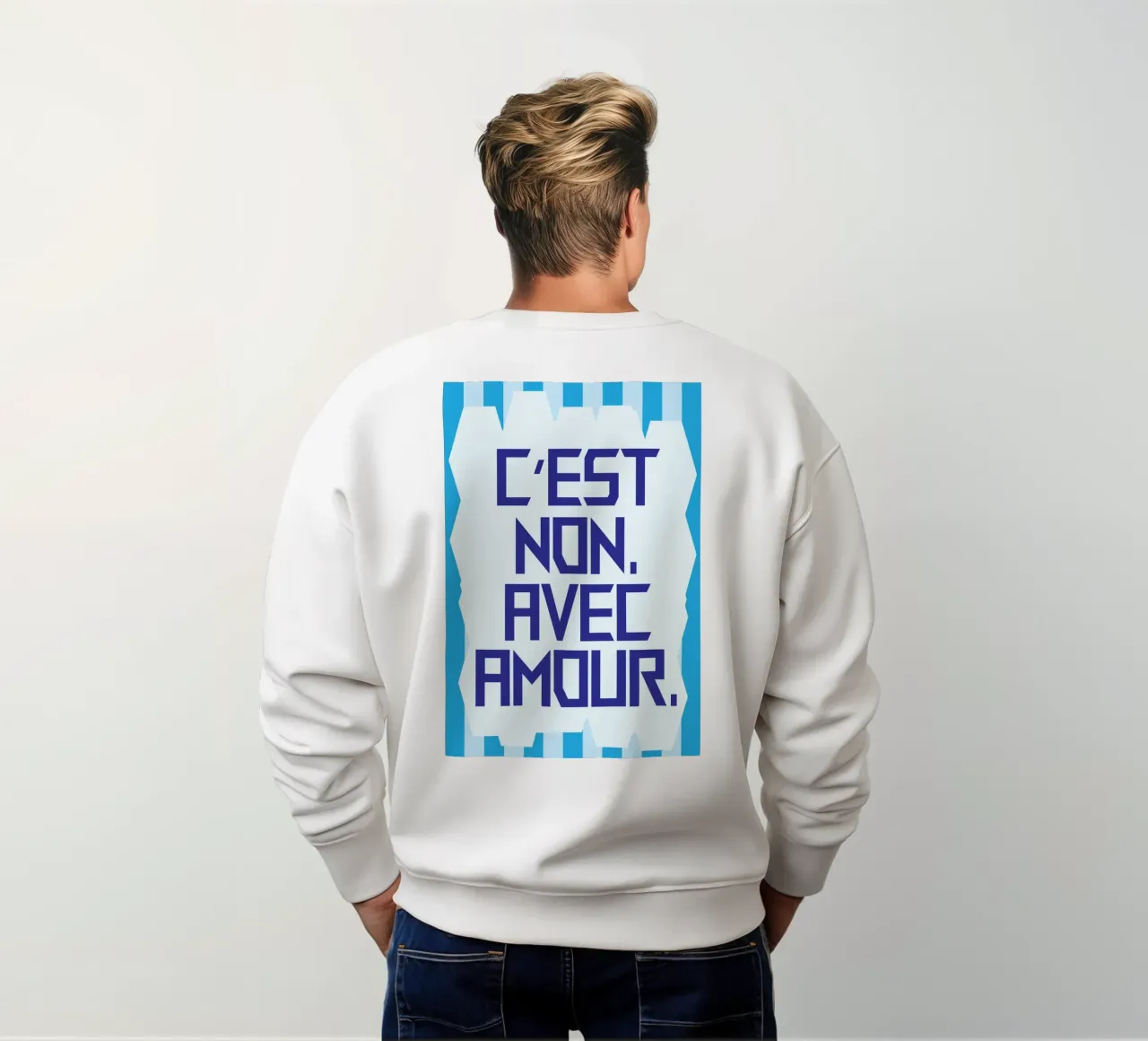 It's no with love sweatshirt by the gondils