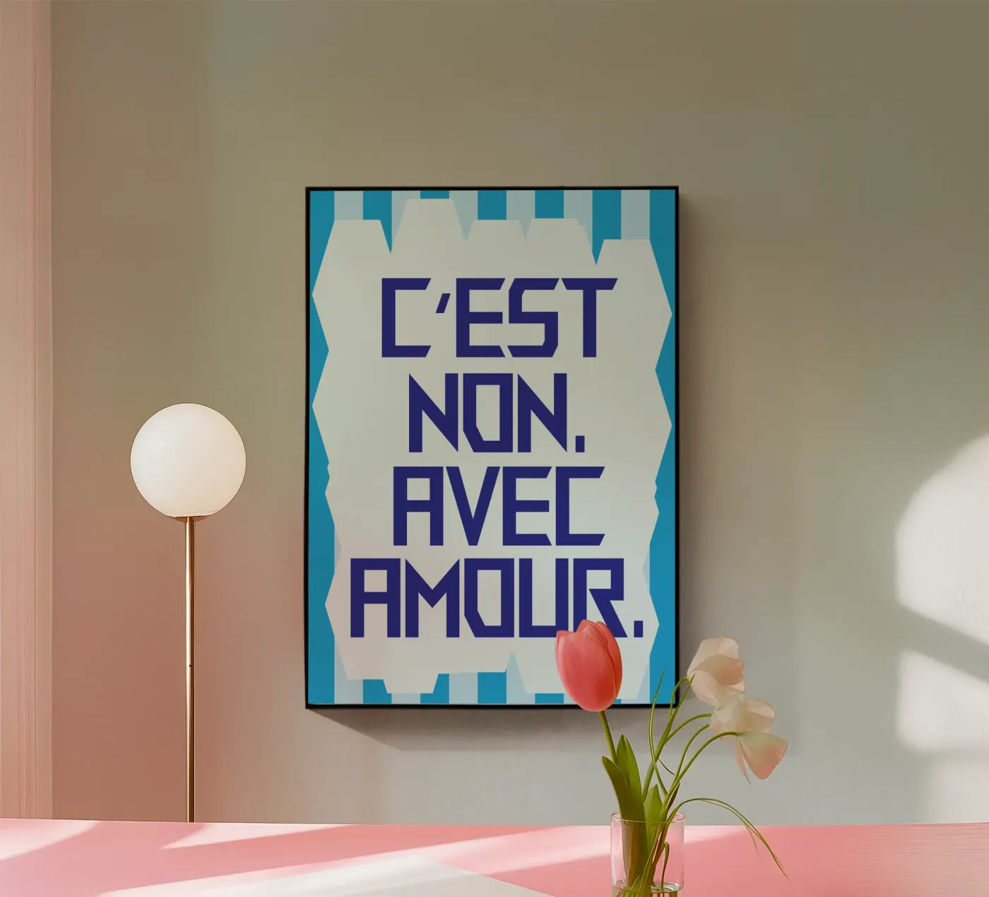 It's no with love Acryl-Glas von the gondils