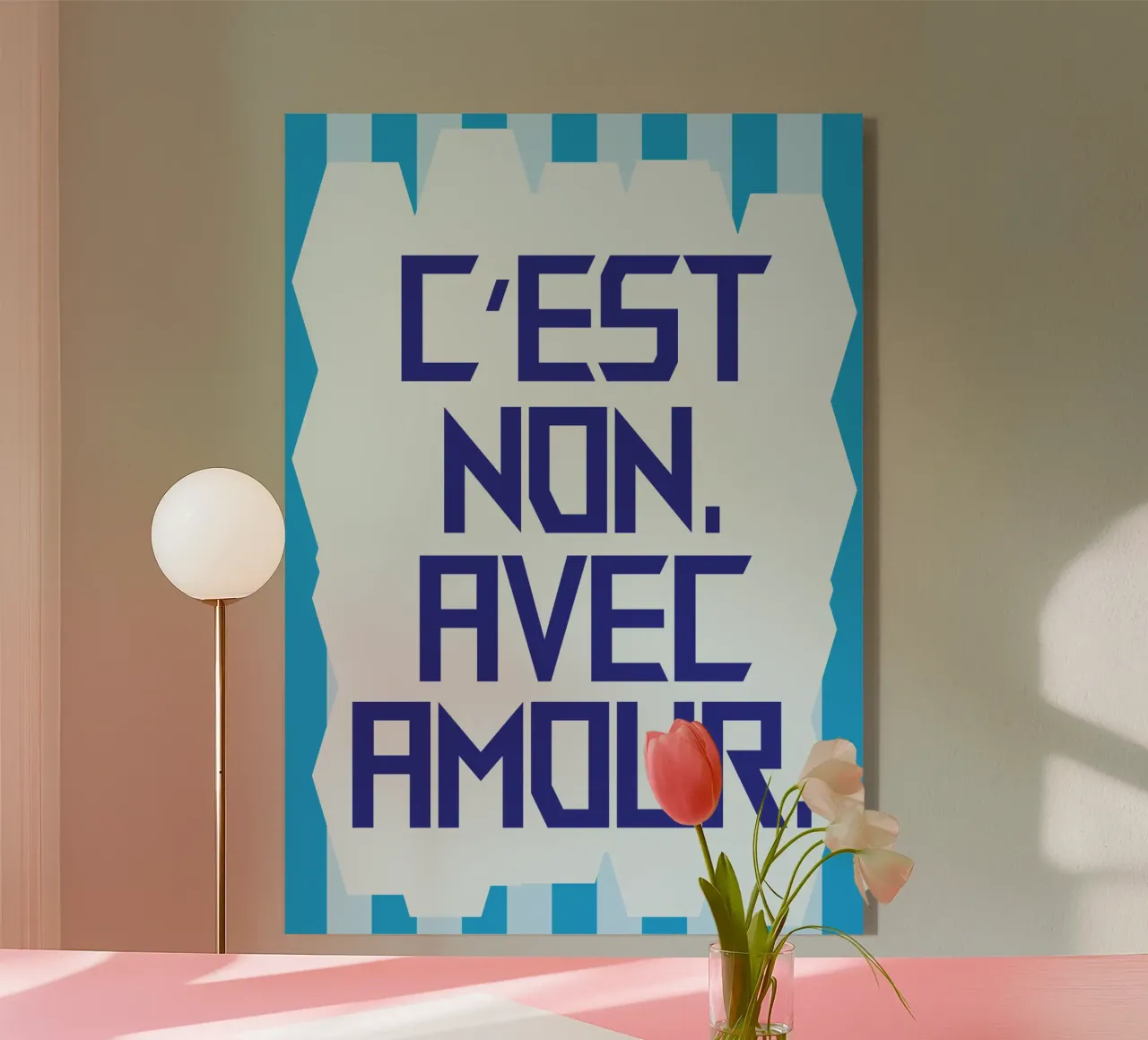 It's no with love plexiglass da the gondils