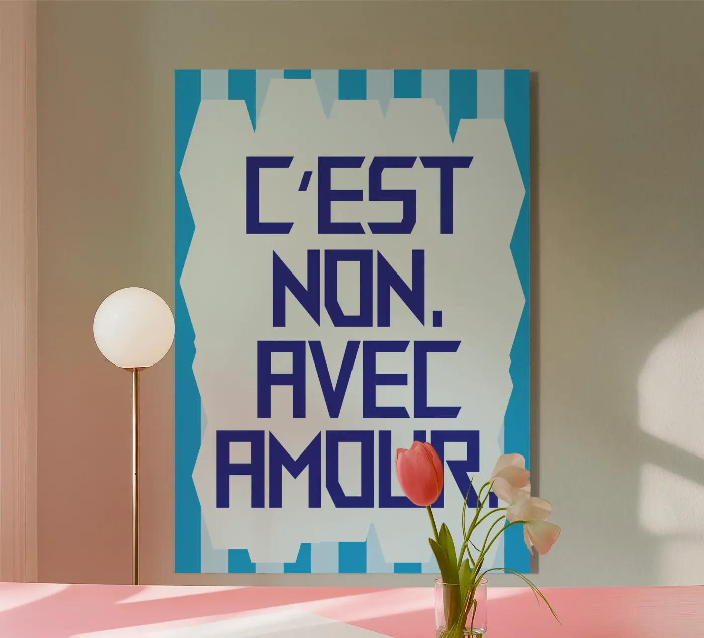 It's no with love Acryl-Glas von the gondils