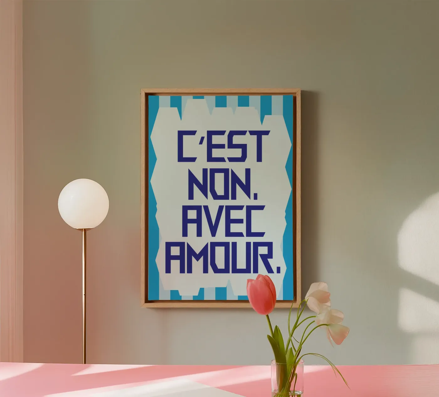 Non è con amore tela da the gondils