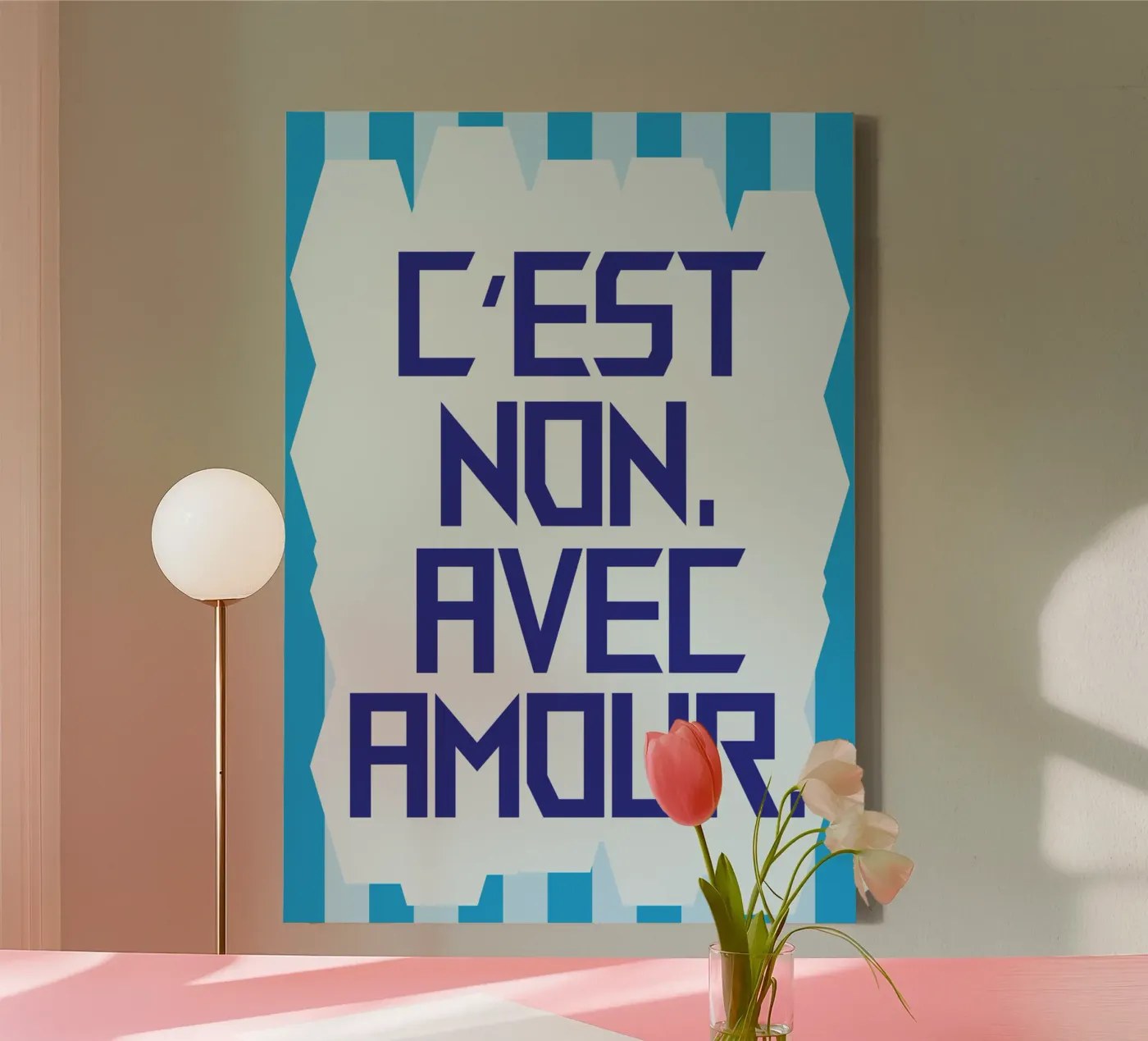 Non è con amore tela da the gondils