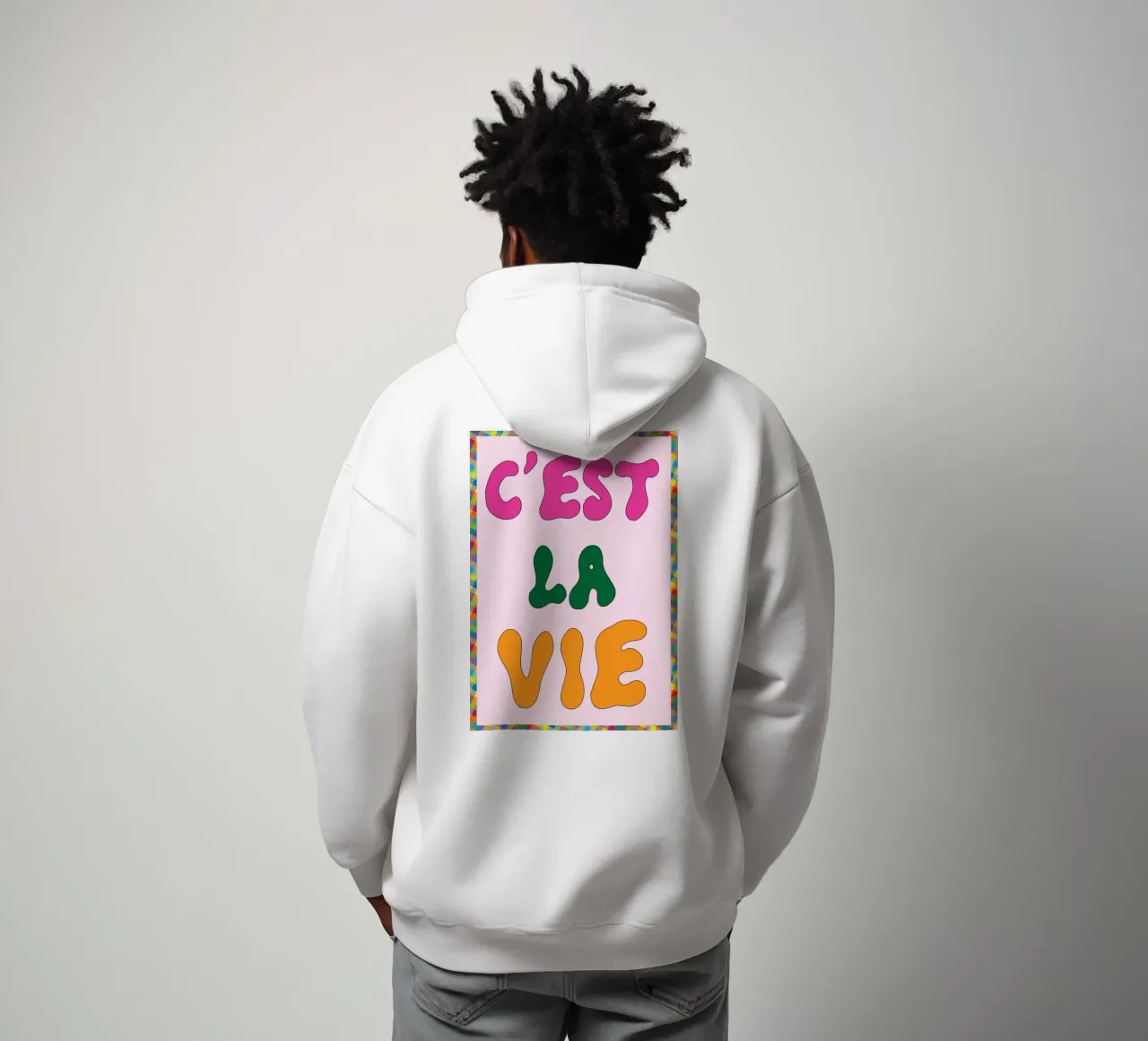 c'est la vie felpa con cappuccio da the gondils