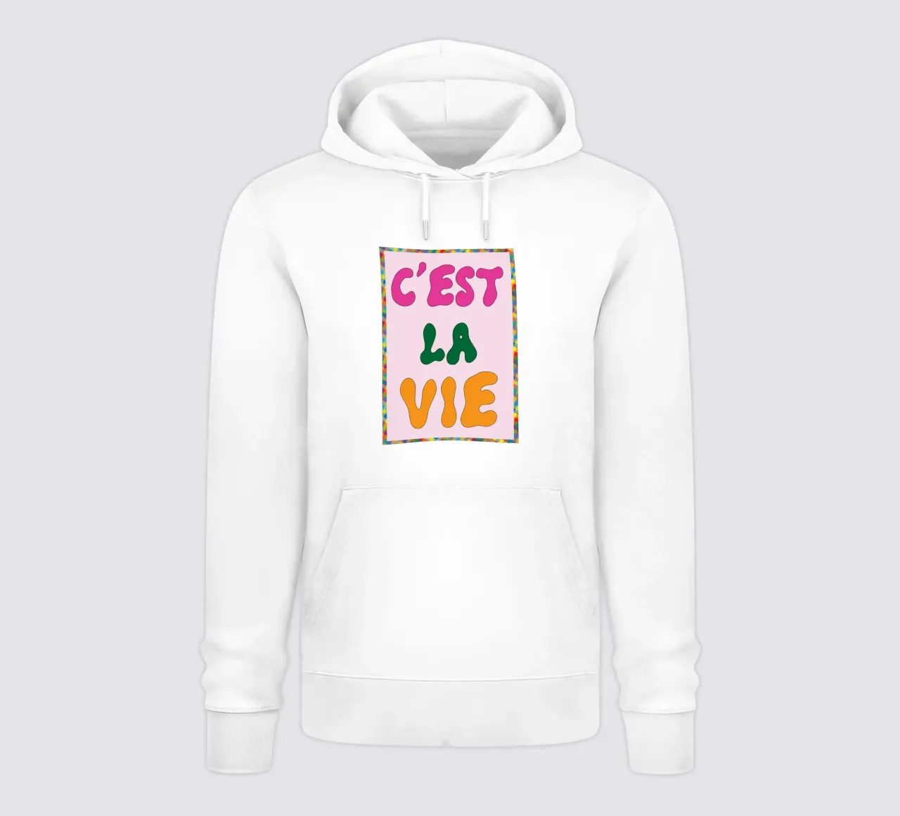 c'est la vie felpa con cappuccio da the gondils