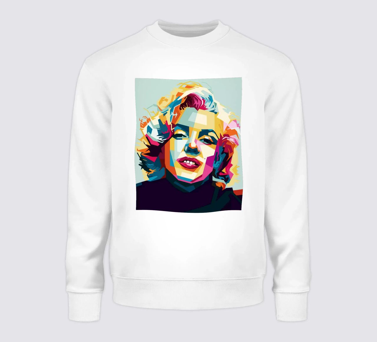 M Monroe Style WPAP felpa da SW Artwork
