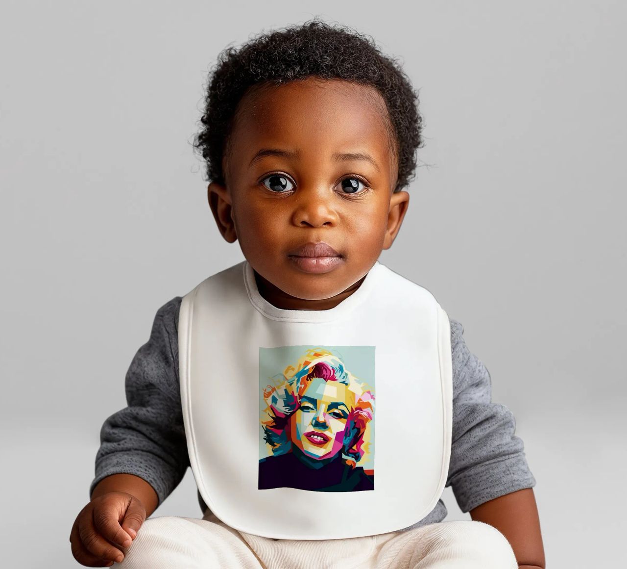 M Monroe Style WPAP Babylätzchen von SW Artwork
