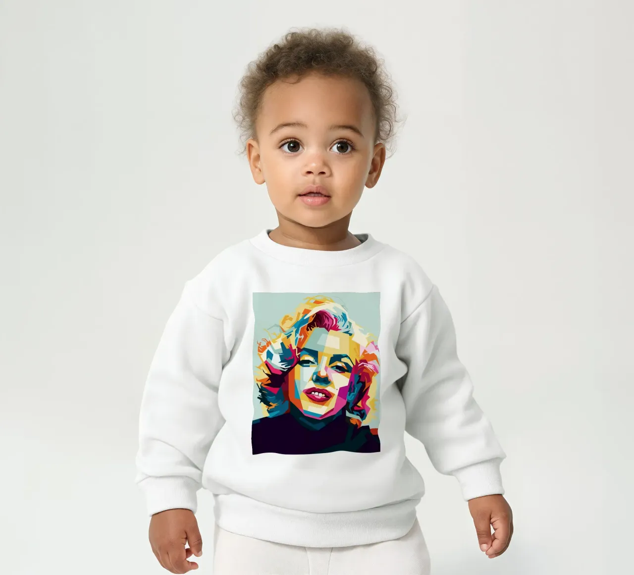 M Monroe Style WPAP Baby Sweatshirt von SW Artwork