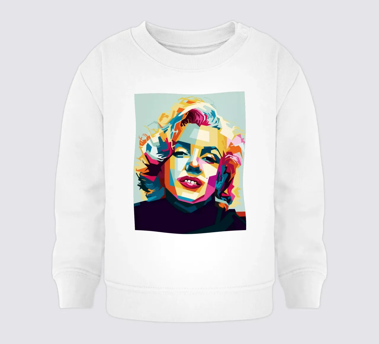 M Monroe Style WPAP Baby Sweatshirt von SW Artwork