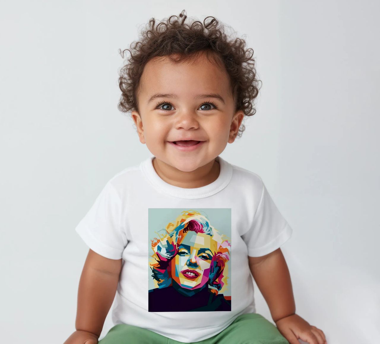 M Monroe Style WPAP maglietta neonato da SW Artwork