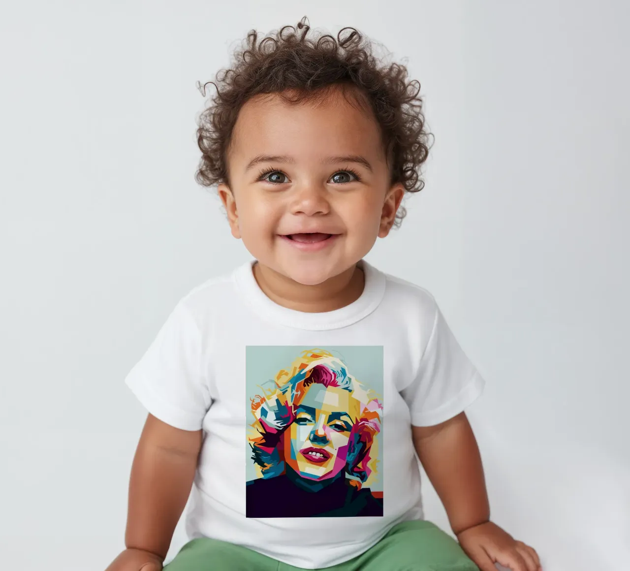 M Monroe Style WPAP camiseta de bebé de SW Artwork