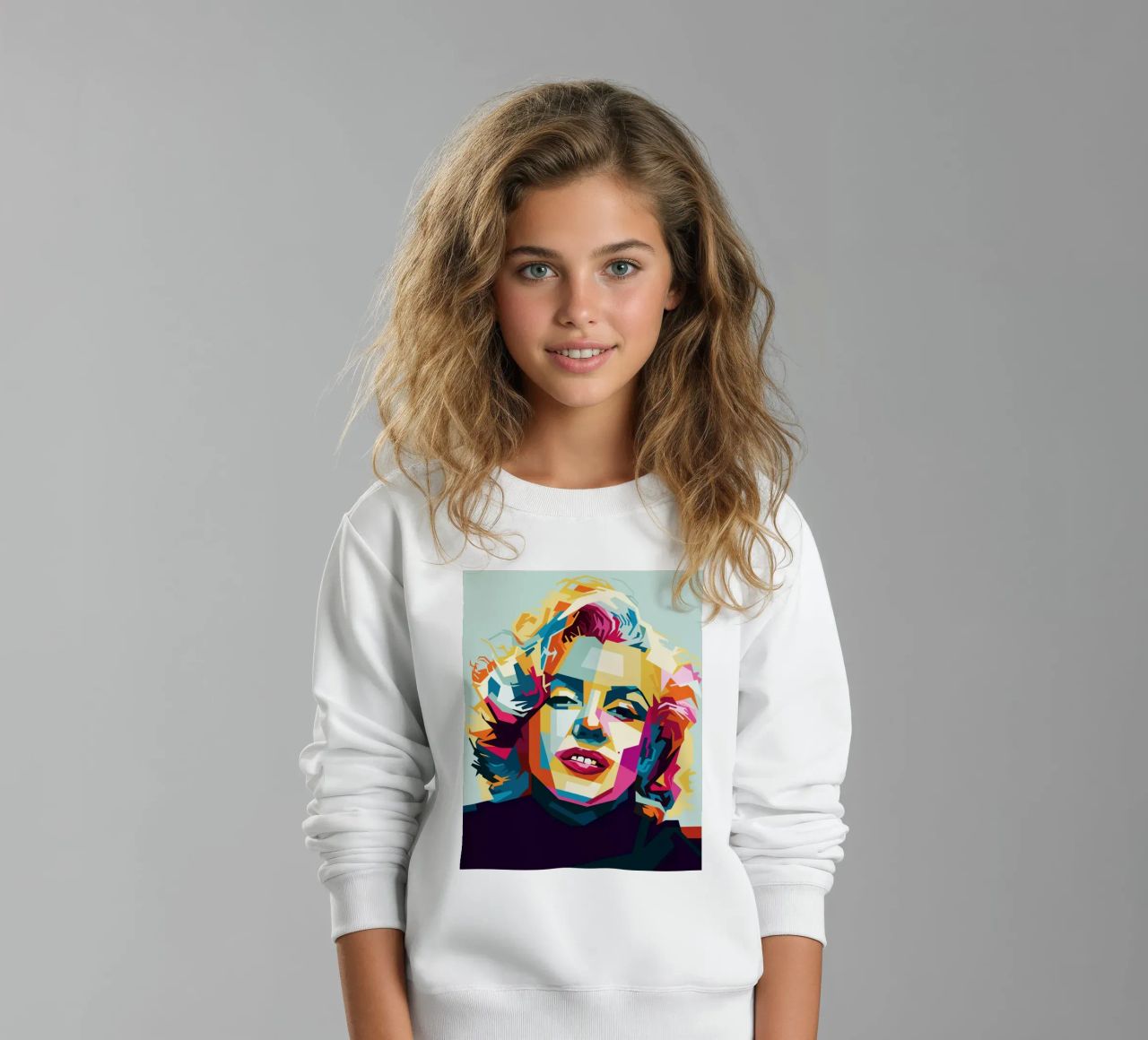 M Monroe Style WPAP felpa bambino da SW Artwork