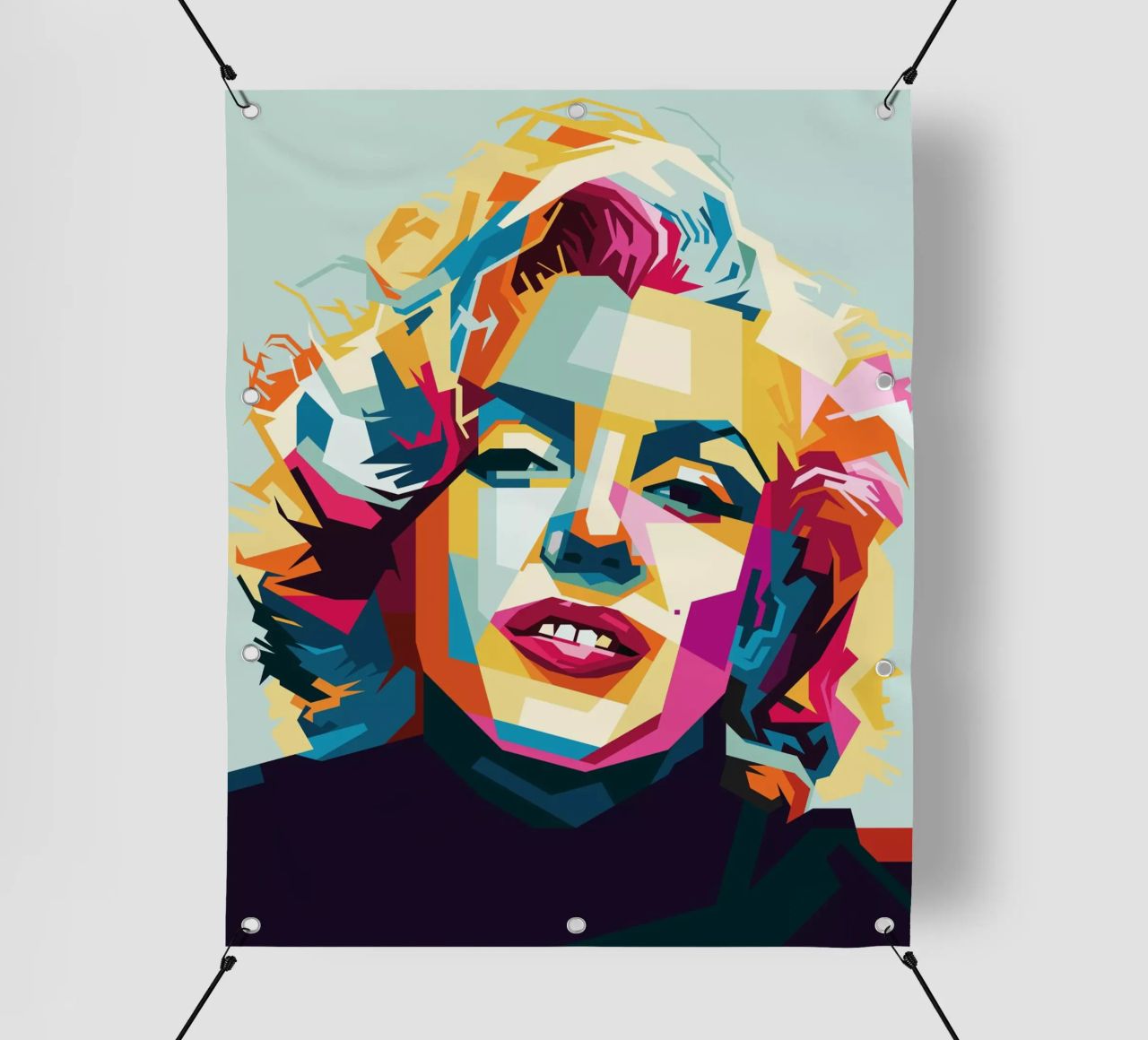 M Monroe Style WPAP telo in pvc da SW Artwork