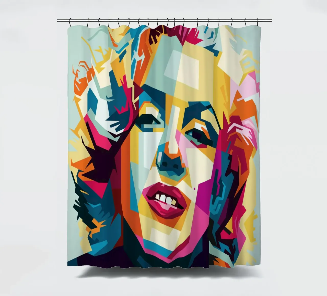M Monroe Style WPAP tenda da doccia da SW Artwork